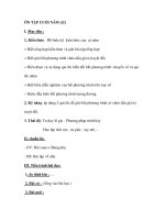 ÔN TẬP CUỐI NĂM (t2) potx