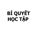 BÍ QUYẾT HỌC TẬP pot