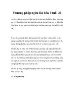 Phương pháp ngừa lão hóa ở tuổi 30 doc