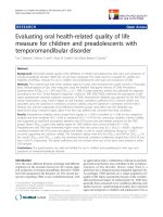 báo cáo hóa học: 