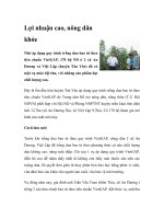 Lợi nhuận cao, nông dân khỏe pptx