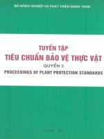 Tuyển tập tiểu chuẩn bảo vệ thực vật tâp 3 part 1 doc