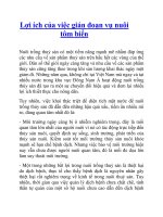 Lợi ích của việc gián đoạn vụ nuôi tôm biển ppt