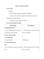 Tiết 62: LUYỆN TẬP CHUNG ppt