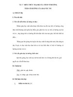 Tiết 37 BIỂU THỨC TOẠ ĐỘ CỦA TÍCH VÔ HƯỚNG TÍCH CÓ HƯỚNG CỦA HAI VÉC TƠ pptx