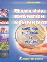 Phương pháp phân tích vi sinh vật part 1 potx