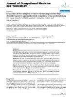 Báo cáo hóa học: 