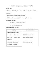 TIẾT 46: THỰC HÀNH ĐO ĐỘ DÀI docx