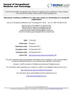 báo cáo hóa học: 