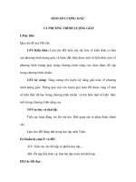 HÀM SỐ LƯỢNG GIÁC VÀ PHƯƠNG TRÌNH LƯỢNG GIÁC docx