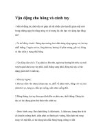 Vận động cho hông và cánh tay ppt