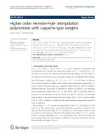 Báo cáo hóa học: 