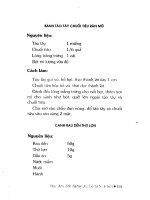 Thực đơn ding dưỡng cho bé từ 3 đến 6 tuổi part 10 pptx