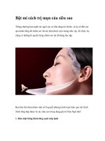 Bật mí cách trị mụn của siêu sao pot