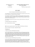 Quyết định số 63/QĐ-XPHCCỘNG HÒA XÃ HỘI CHỦ pptx