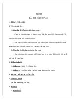 TIẾT 89 BÀI TẬP ÔN CUỐI NĂM docx