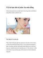 5 lý do bạn nên trị nám vào mùa đông pot