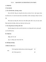 Tiết 10 ĐẠO HÀM CÁC HÀM SỐ SƠ CẤP CƠ BẢN pptx