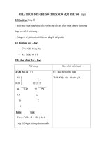 CHIA SỐ CÓ BỐN CHỮ SỐ CHO SỐ CÓ MỘT CHỮ SỐ ( tiếp ) pptx