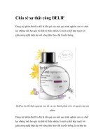 Chia sẻ sự thật cùng BELIF pptx