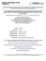 báo cáo hóa học: