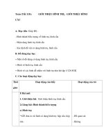 Toán (Tiết 118): CẦUGIỚI THIỆU HÌNH TRỤ, GIỚI THIỆU HÌNH potx