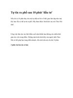 Tự tin ra phố sau 10 phút ''''đầu tư'''' potx