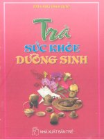 Trà sức khỏe dưỡng sinh part 1 doc