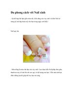 Đa phong cách với Nail xinh pptx