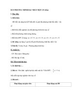 BẤT PHƯƠNG TRÌNH BẬC NHẤT MỘT ẨN (tiếp) doc