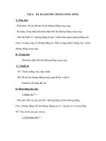 Tiết 6: Đ4. HAI ĐƯỜNG THẲNG SONG SONG doc