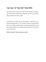 Gợi cảm với “hạt tiêu” Kim Hiền pptx