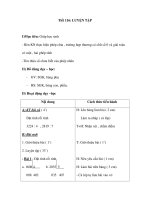 Tiết 116: LUYỆN TẬP ppt