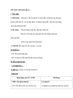 ÔN TẬP CHƯƠNG III (t1) pptx