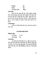 Thực đơn dinh dưỡng cho người bệnh táo bón part 5 ppt