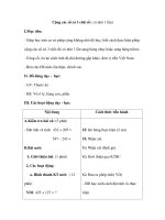 Cộng các số có 3 chữ số ( có nhớ 1 lần) potx