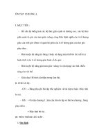 ÔN TẬP CHUƠNG I pptx