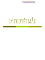 Lý thuyết mẫu potx
