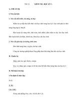 Tiết 24: KIỂM TRA HỌC KỲ I doc