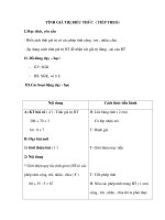 TÍNH GIÁ TRỊ BIỂU THỨC ( TIẾP THEO) ppt