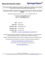 Báo cáo hóa học: 