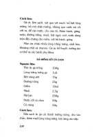 Thực đơn dinh dưỡng cho bà mẹ mang thai và sinh con part 9 pdf