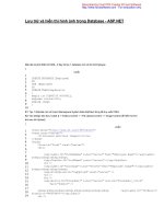 Lưu trữ và hiển thị hình ảnh trong Database - ASP.NET doc