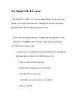 Kỹ thuật thiết kế vườn pdf