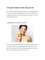 6 bí quyết chăm sóc làn môi gợi cảm potx