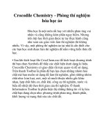 Crocodile Chemistry - Phòng thí nghiệm hóa học ảo docx