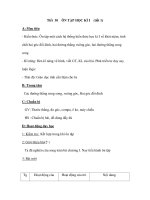 Tiết 30 ÔN TẬP HỌC KÌ I(tiết 1) doc