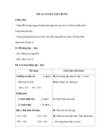 Tiết 16: LUYỆN TẬP CHUNG docx