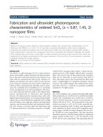 Báo cáo hóa học: 