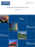 Tổng quan Kinh tế Thế giới 2009 – Qua đáy và phục hồi pdf